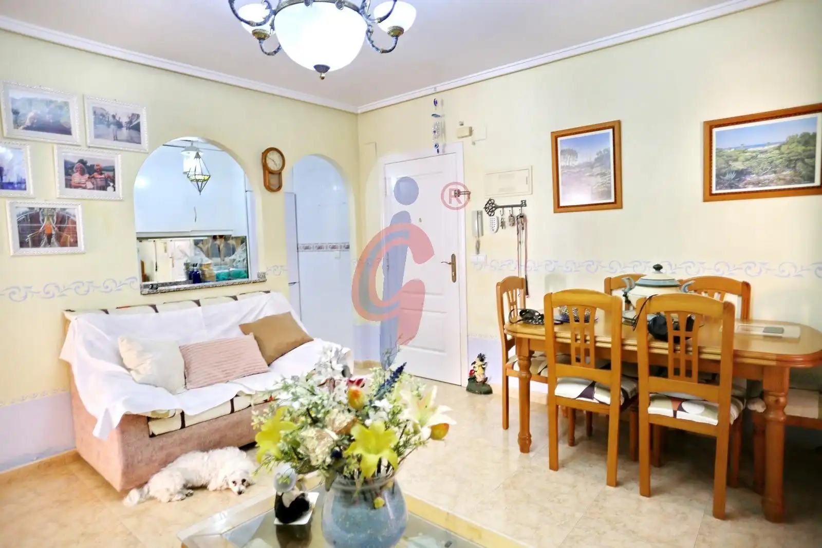 Sala de estar de Planta baja en venta en Guardamar del Segura con Aire acondicionado, Terraza y Trastero
