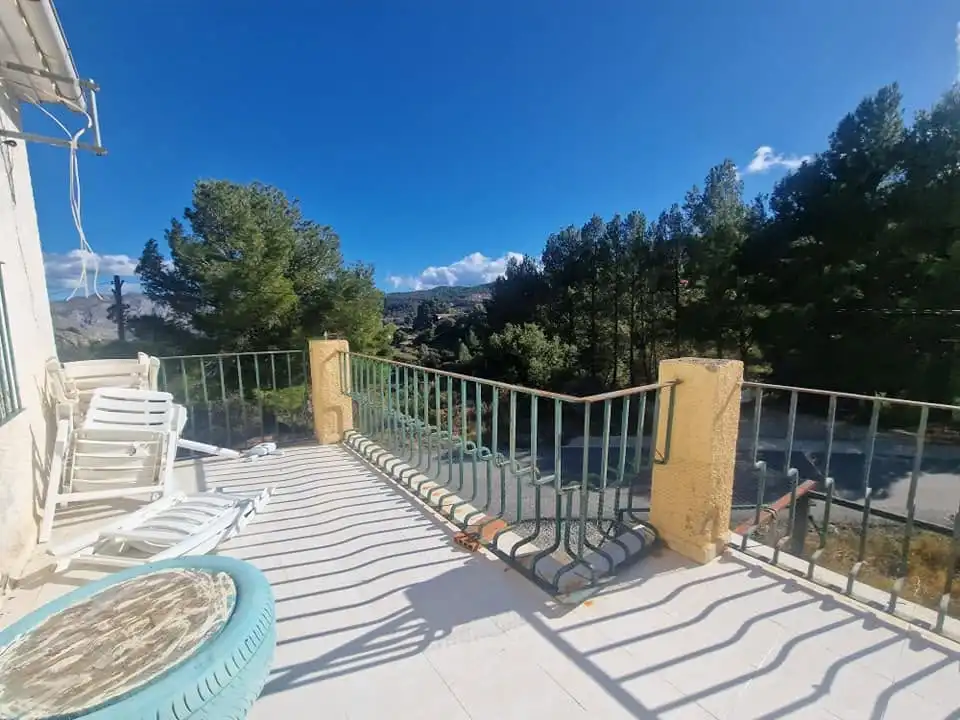 Terrace of Flat for rent in Confrides  with Terrace, Furnished and Oven