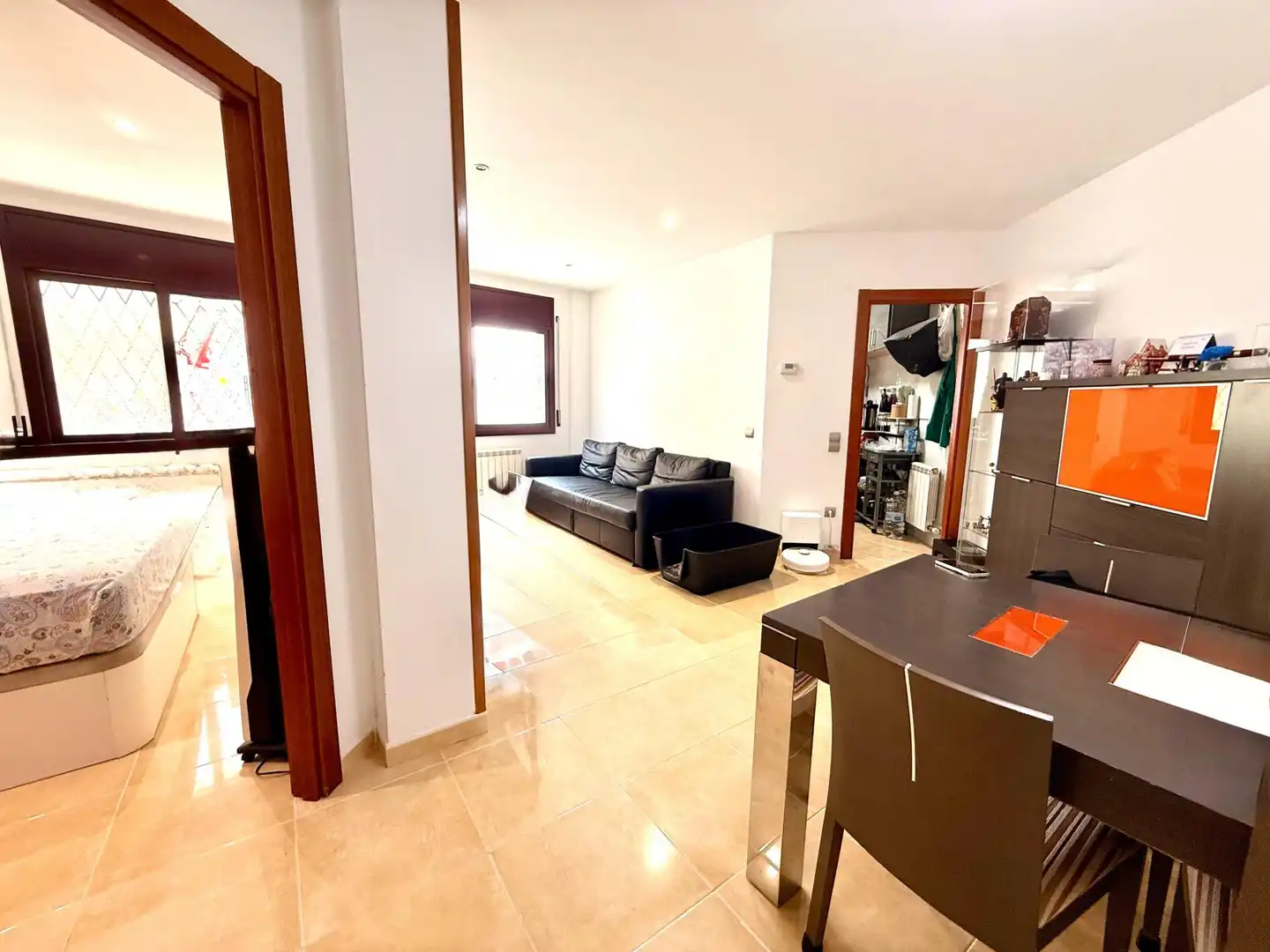 Sala de estar de Piso en venta en Palafolls con Terraza