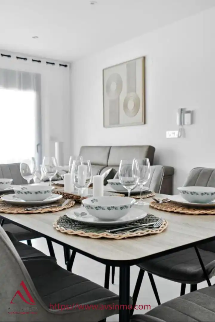 Comedor de Casa o chalet de alquiler en San Pedro del Pinatar con Aire acondicionado, Terraza y Piscina