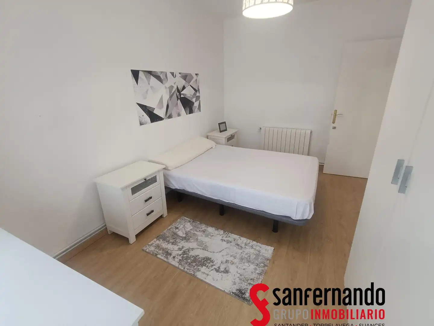 Bedroom of Flat for rent in Santander  with Heating, Furnished and Balcony