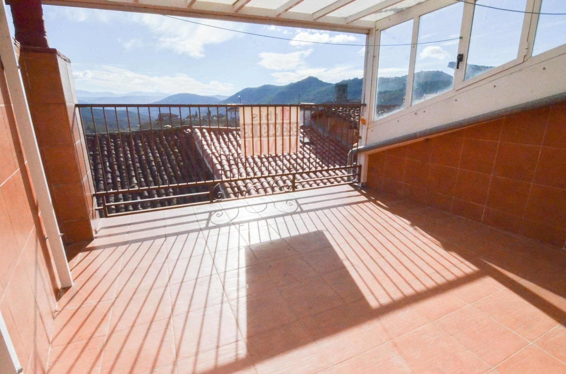 Terrace of House or chalet for sale in Herguijuela de la Sierra  with Heating, Terrace and Storage room