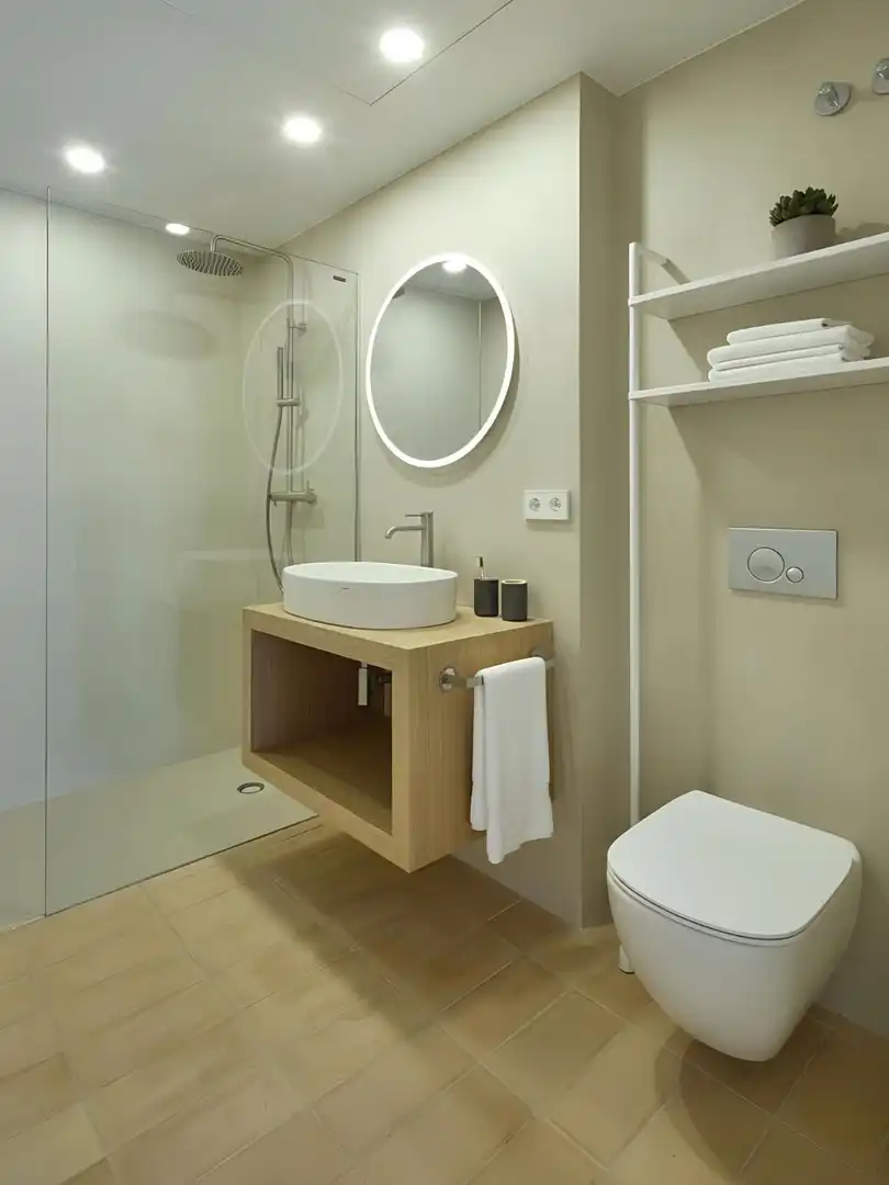 Baño de Casa o chalet en venta en L'Escala con Aire acondicionado, Calefacción y Jardín privado