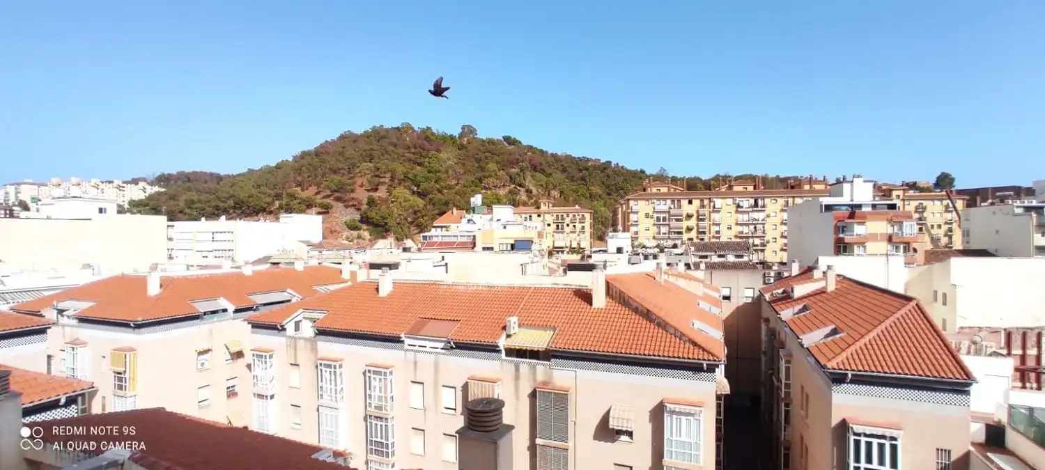 Vista exterior de Piso de alquiler en Málaga con Aire acondicionado, Amueblado y Balcón