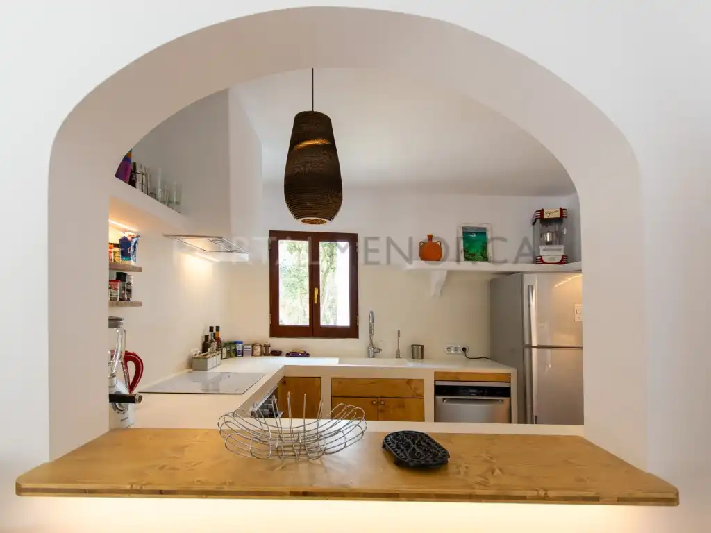 Cocina de Finca rústica en venta en Ferreries con Piscina