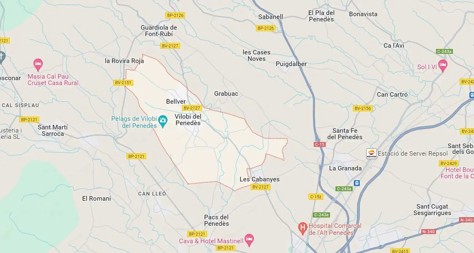 Terreno residenziale in vendita a Vilobí del Penedès