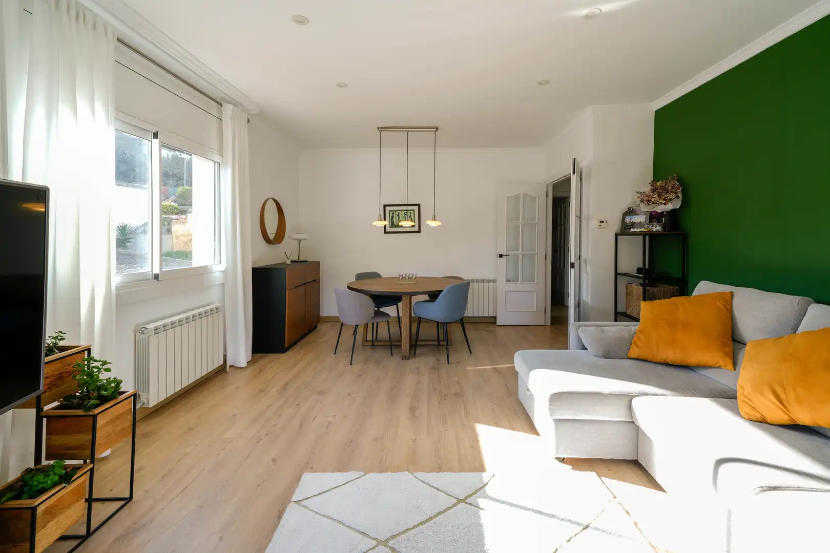 Wohnzimmer von Haus oder Chalet zum Verkauf in Dosrius mit Heizung, Parkett und Terrasse