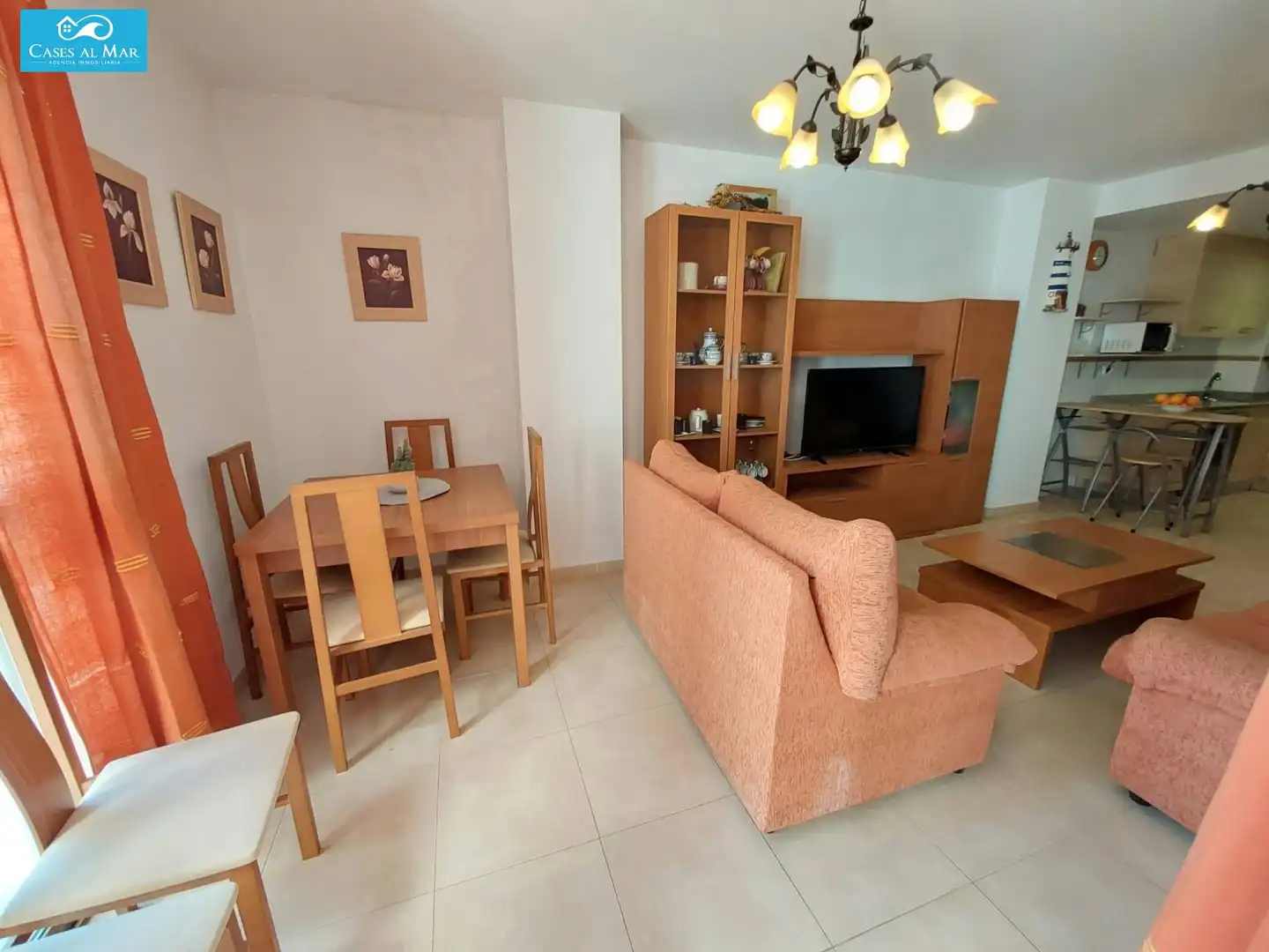 Sala d'estar de Apartament en venda en Oropesa del Mar / Orpesa amb Aire condicionat, Calefacció i Terrassa