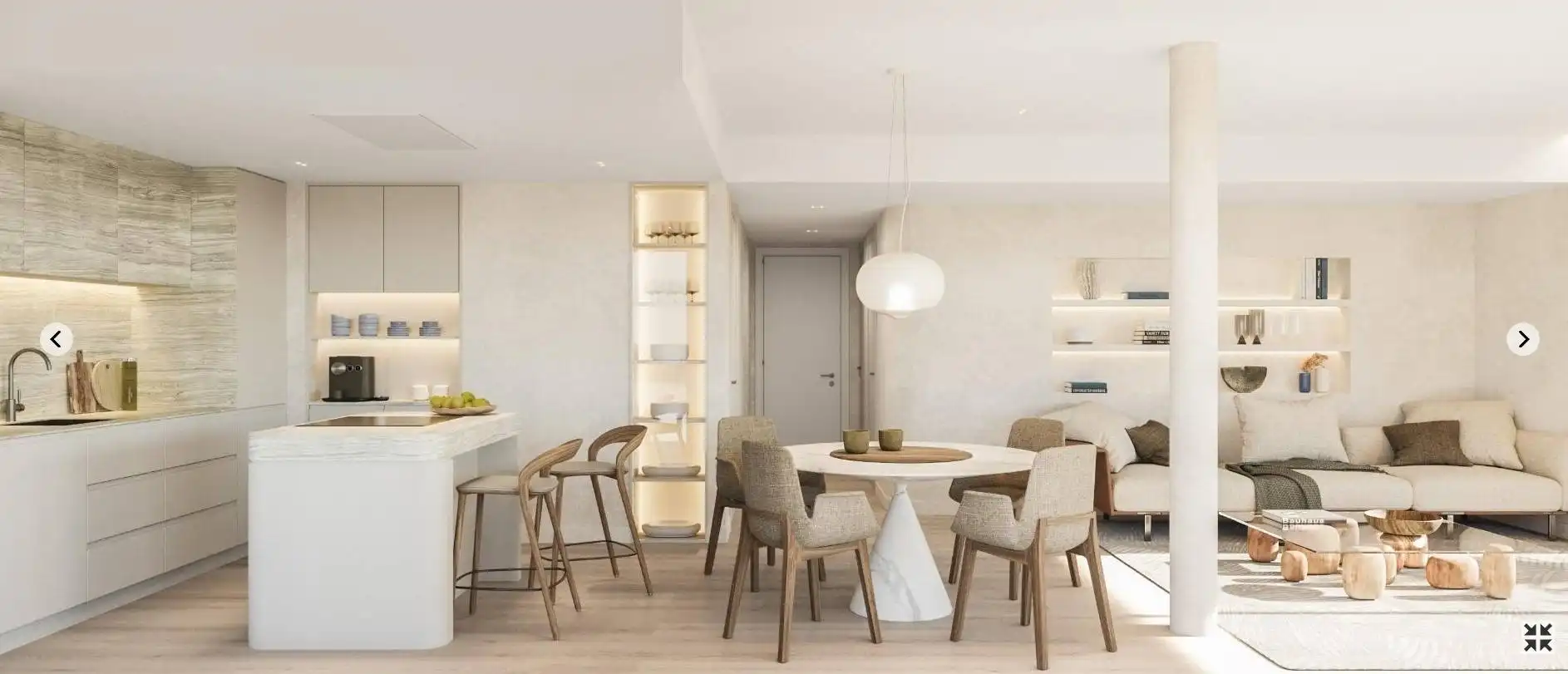Dining room of Apartments for sale in Estepona  with Air Conditioner, Heating and Terrace