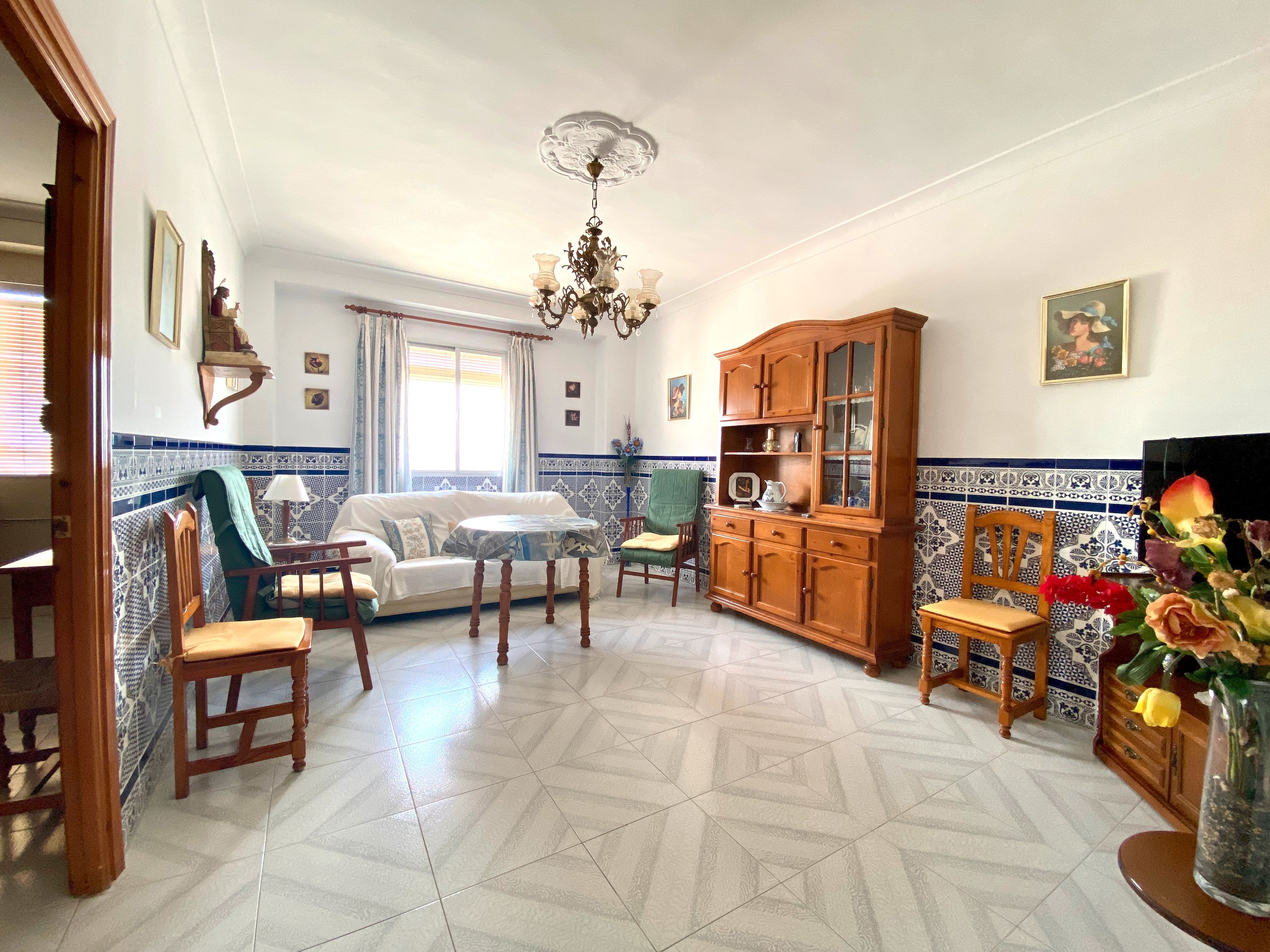 Living room of Flat for sale in Estepa  with Furnished, Oven and Washing machine