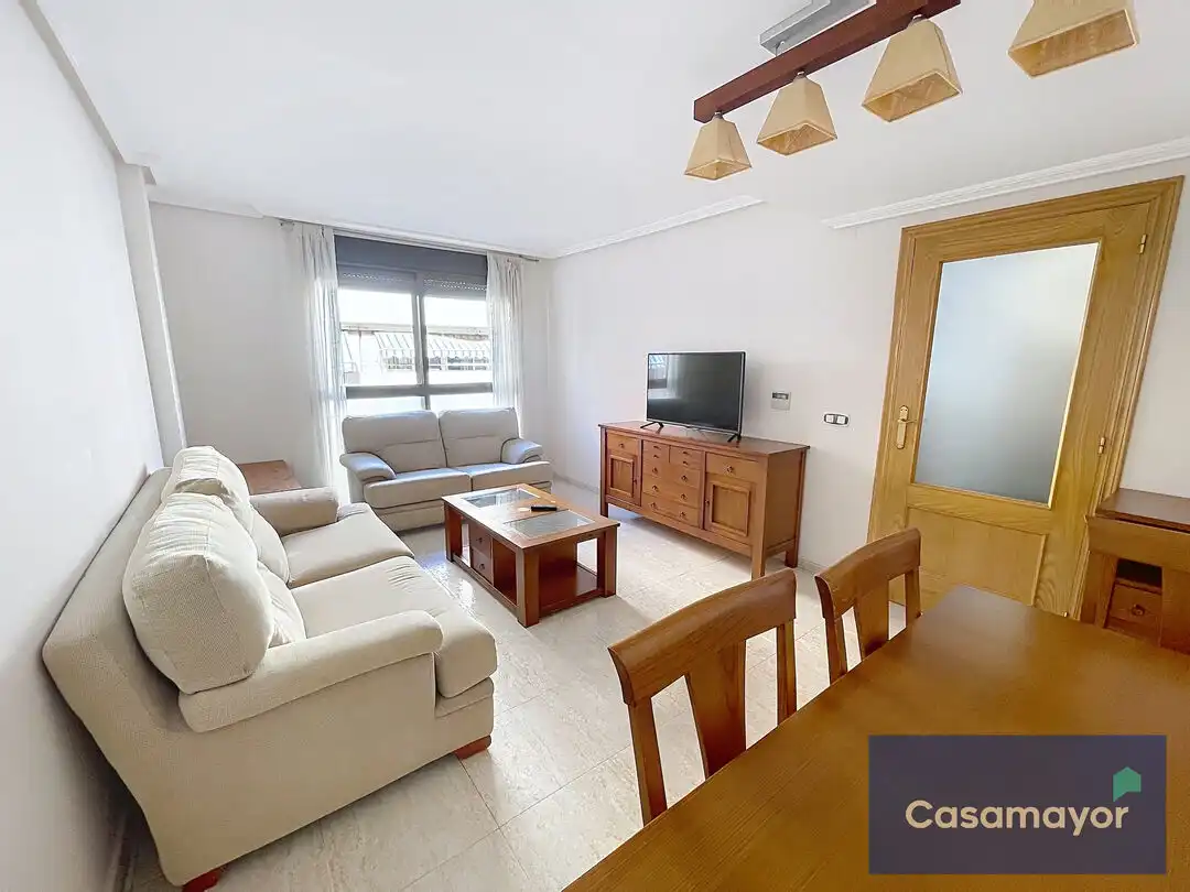 Sala d'estar de Dúplex de lloguer en Alicante / Alacant amb Aire condicionat, Calefacció i Forn