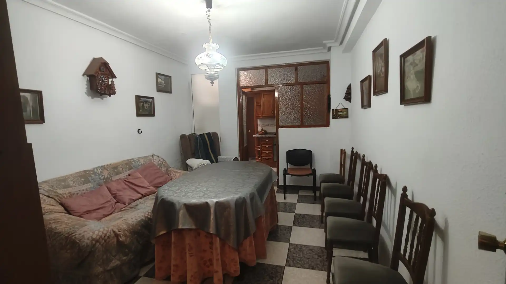 Menjador de Casa o xalet en venda en Baza amb Moblat