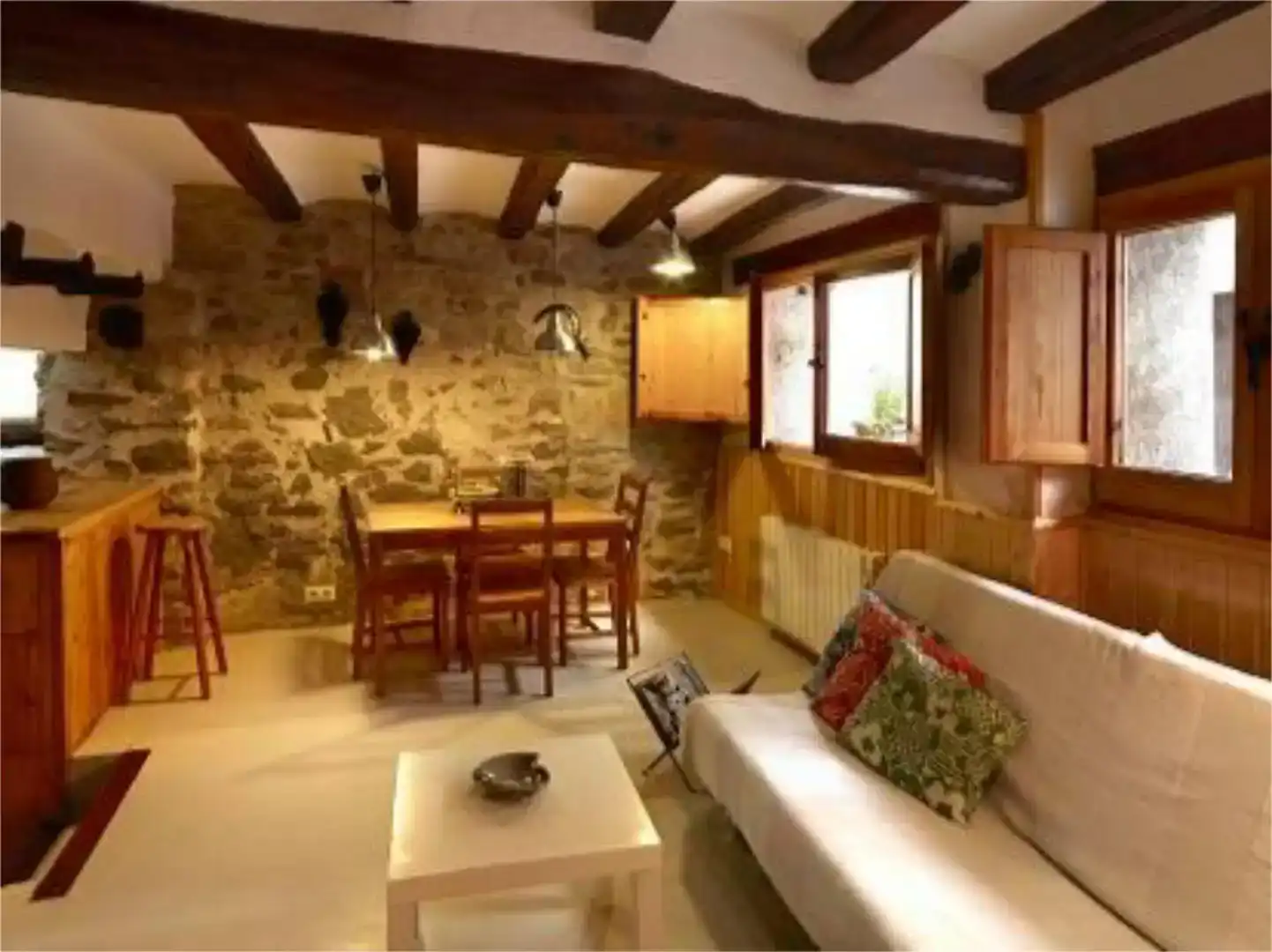 Sala de estar de Casa adosada en venta en Foradada