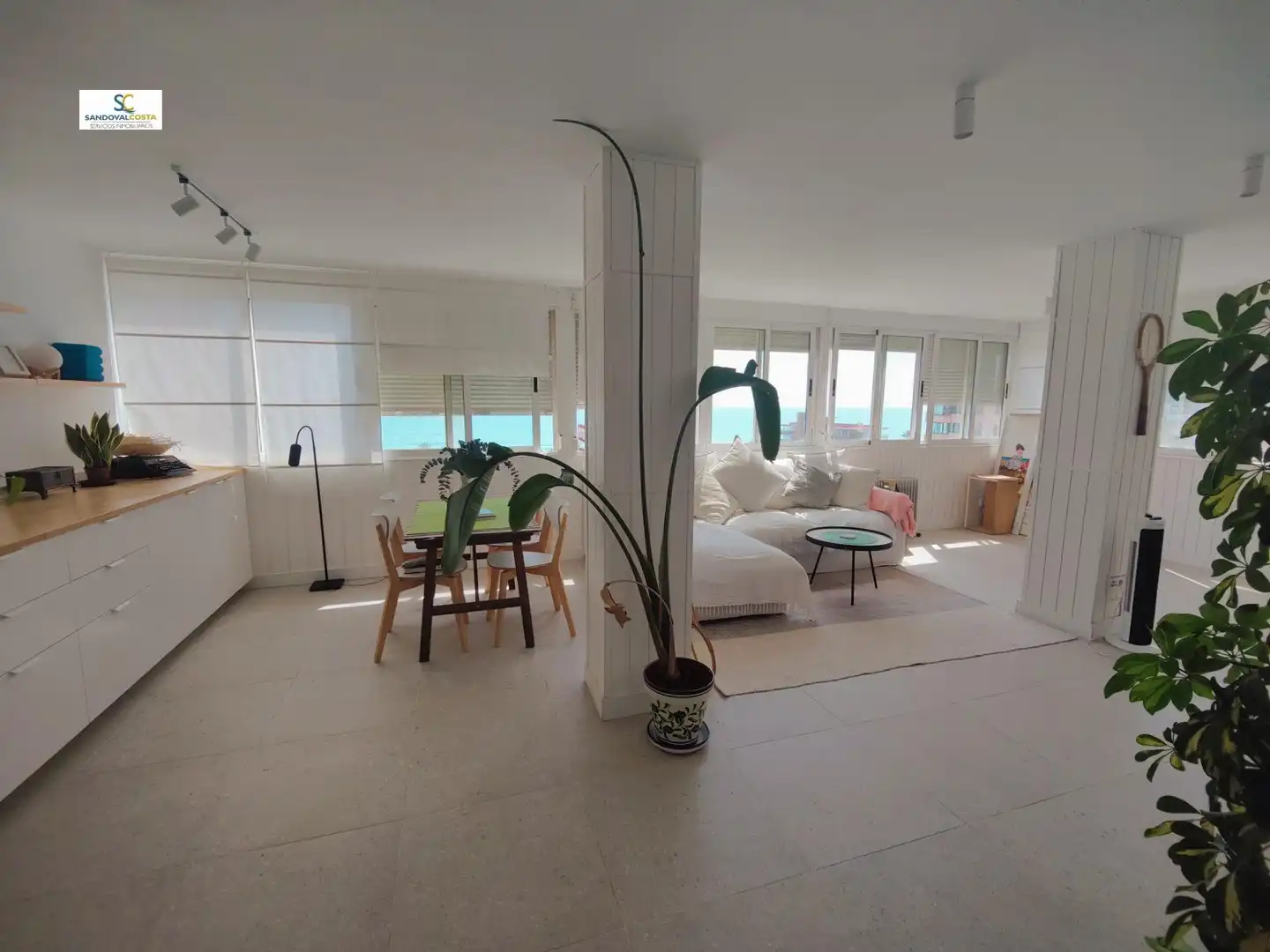 Wohnzimmer von Wohnung zur Miete in Alicante / Alacant mit Klimaanlage und Möbliert
