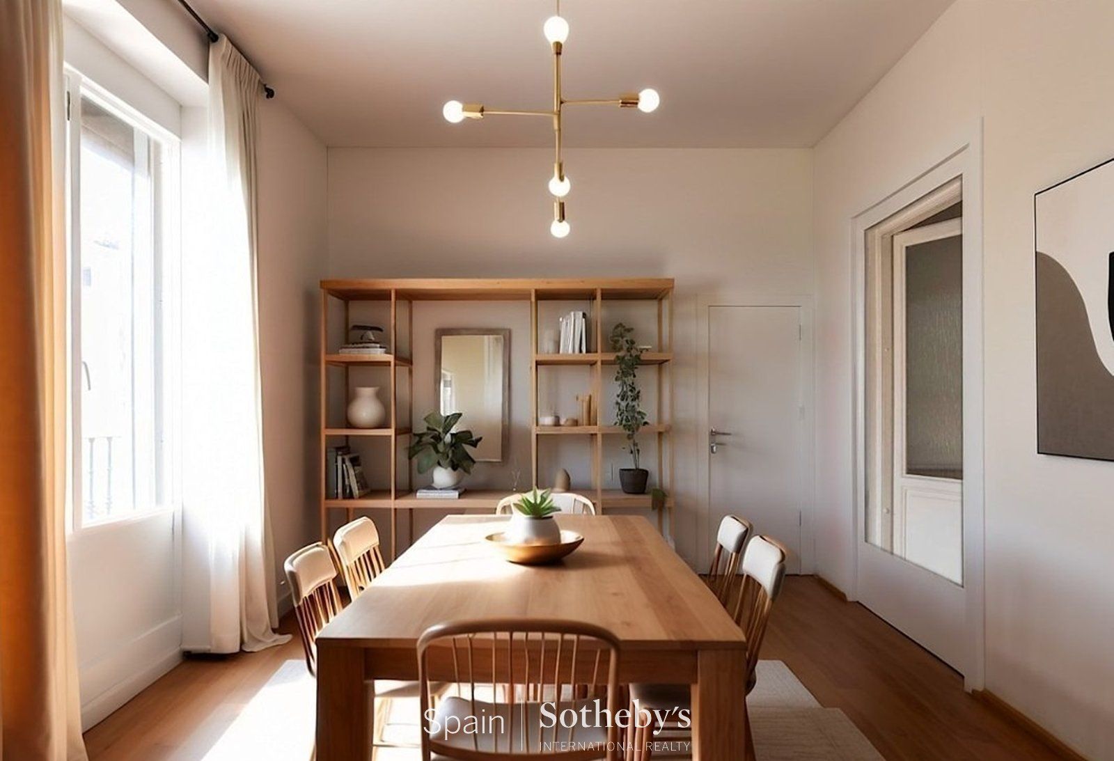 Esszimmer von Wohnungen zum Verkauf in  Madrid Capital mit Heizung und Terrasse