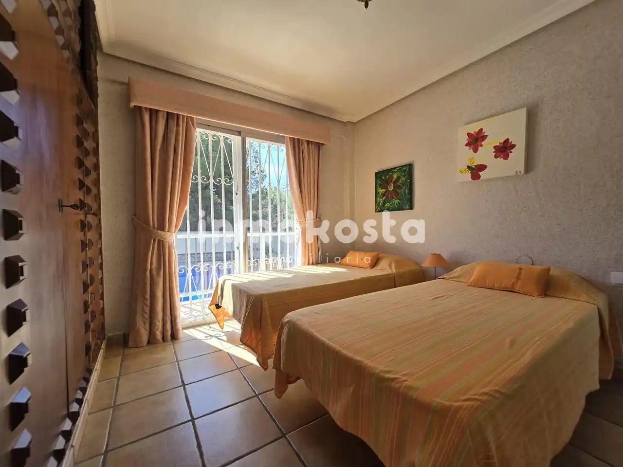 Bedroom of Houses for sale in L'Alfàs del Pi  with Air Conditioner, Heating and Private garden