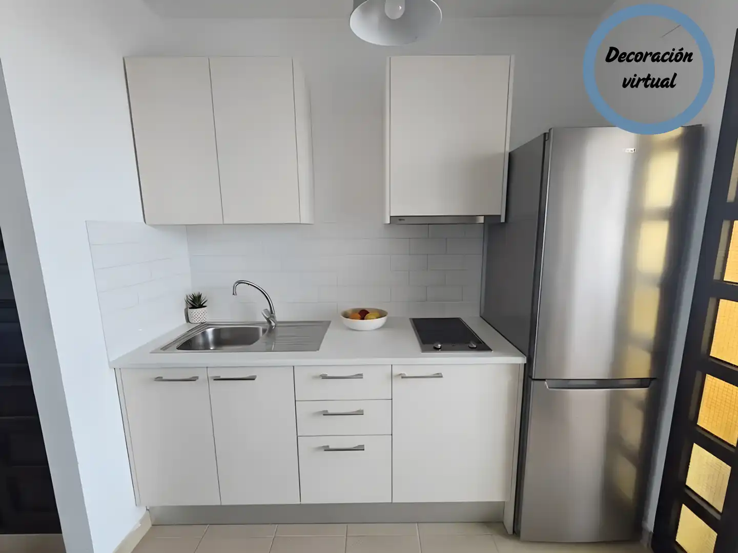 Cocina de Apartamento en venta en Tuineje con Terraza, Amueblado y Piscina comunitaria