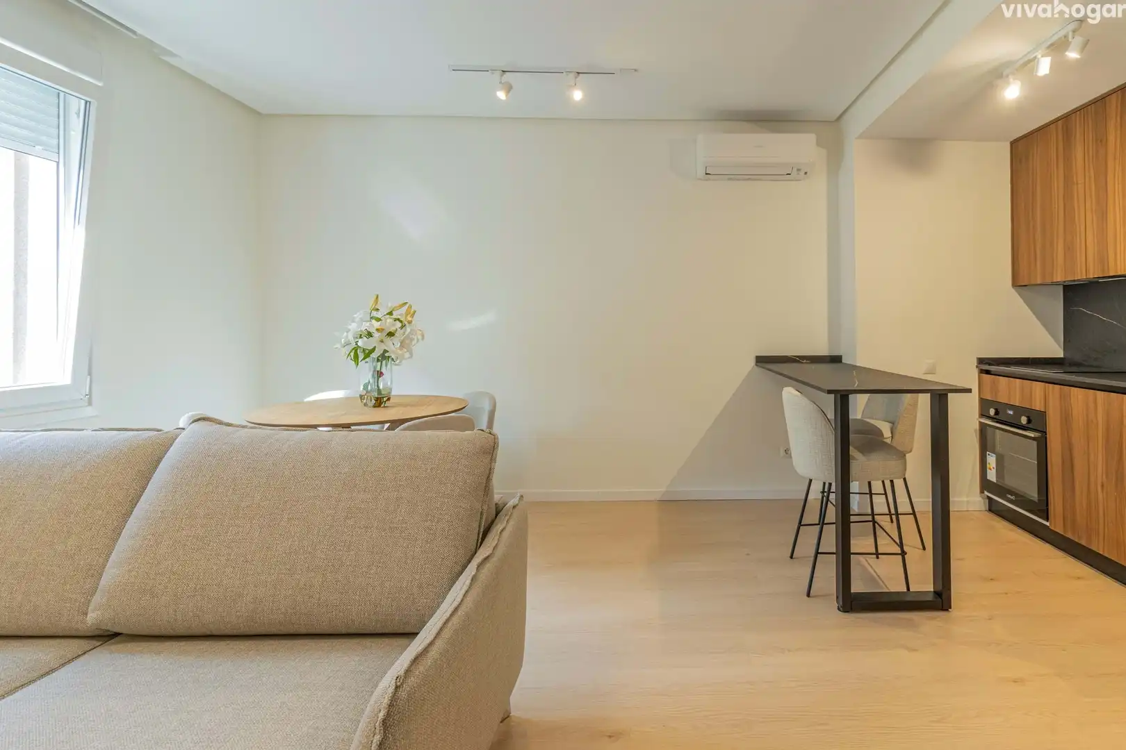Sala de estar de Piso en venta en Madrid con Aire acondicionado, Calefacción y Amueblado