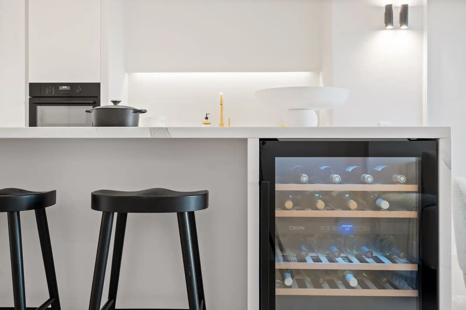 Cocina de Apartamento en venta en Marbella con Terraza, Amueblado y Piscina comunitaria