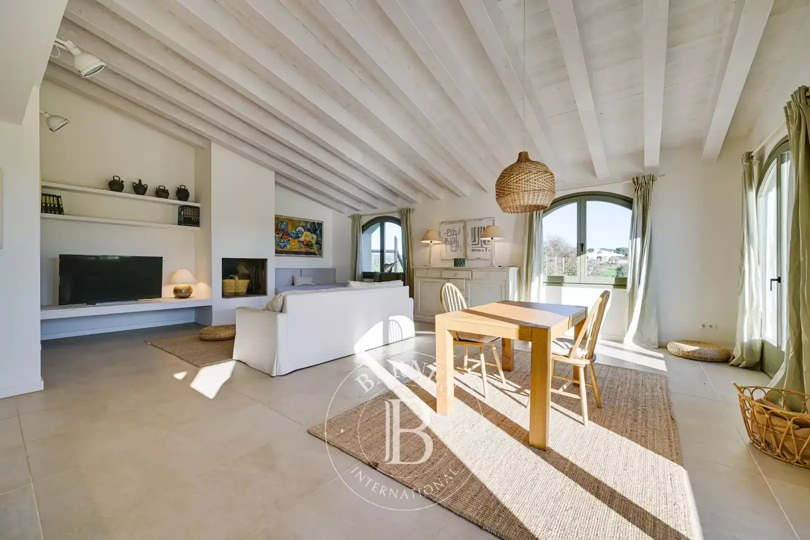 Living room of Country homes for sale in Cassà de la Selva  with Heating, Terrace and Furnished