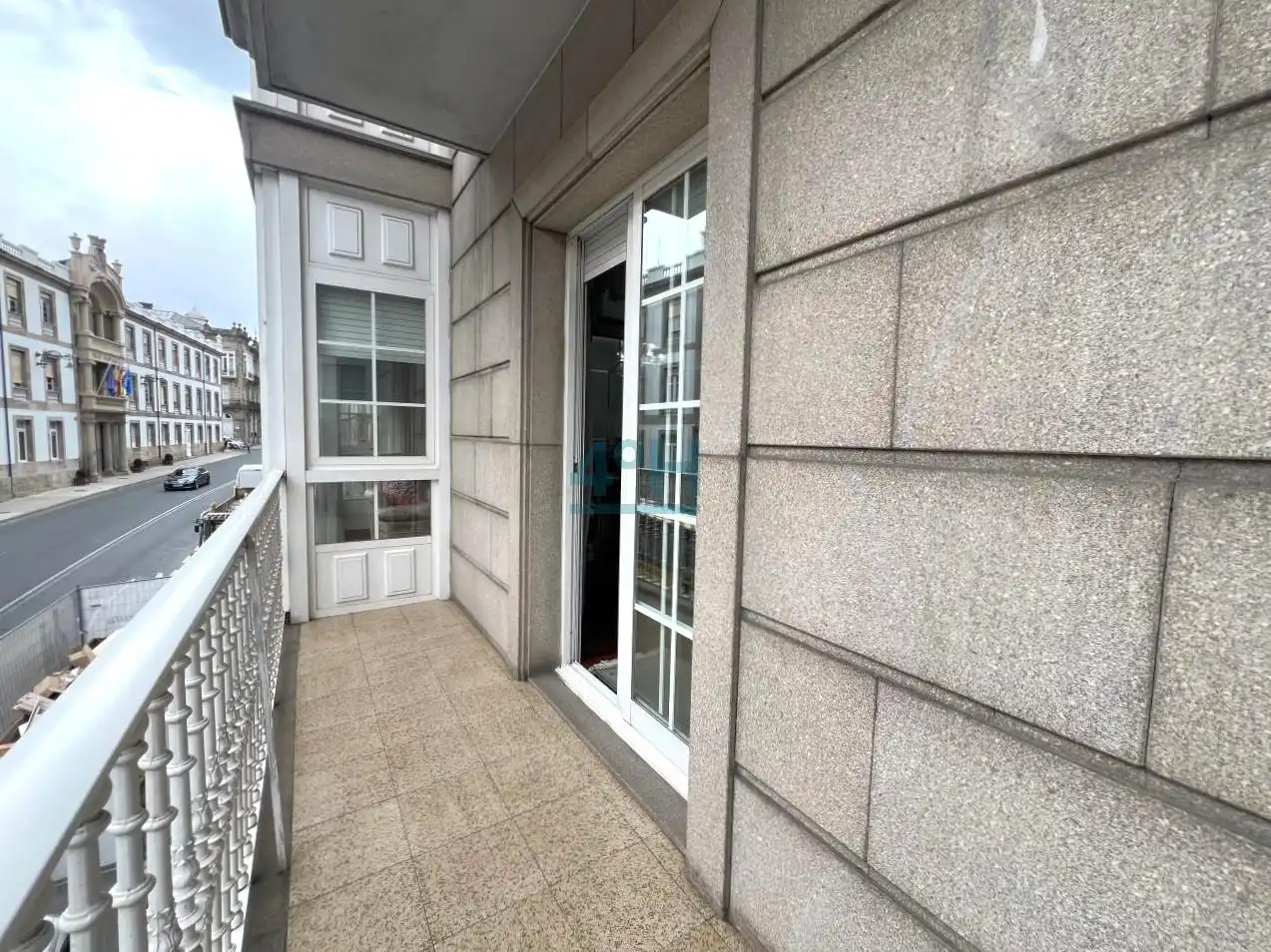 Balcony of Flat for sale in Ourense Capital   with Heating, Parquet flooring and Storage room