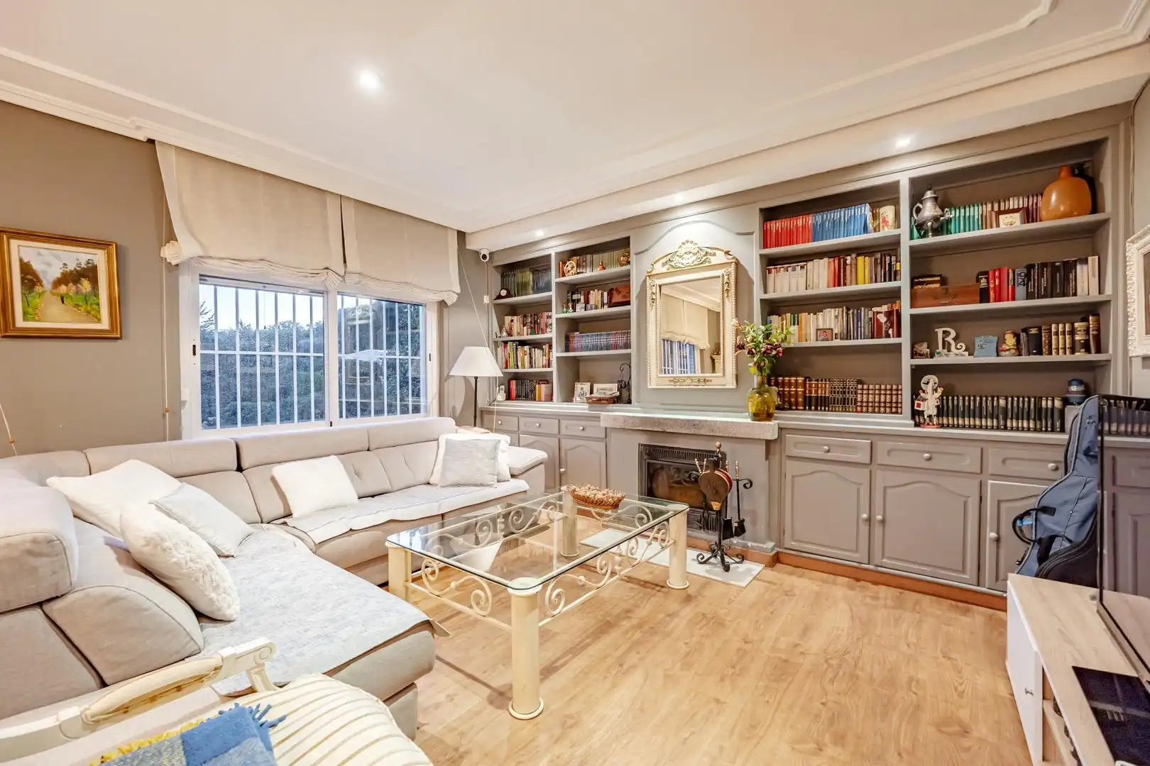Living room of Houses for sale in Valdemorillo  with Heating, Private garden and Terrace