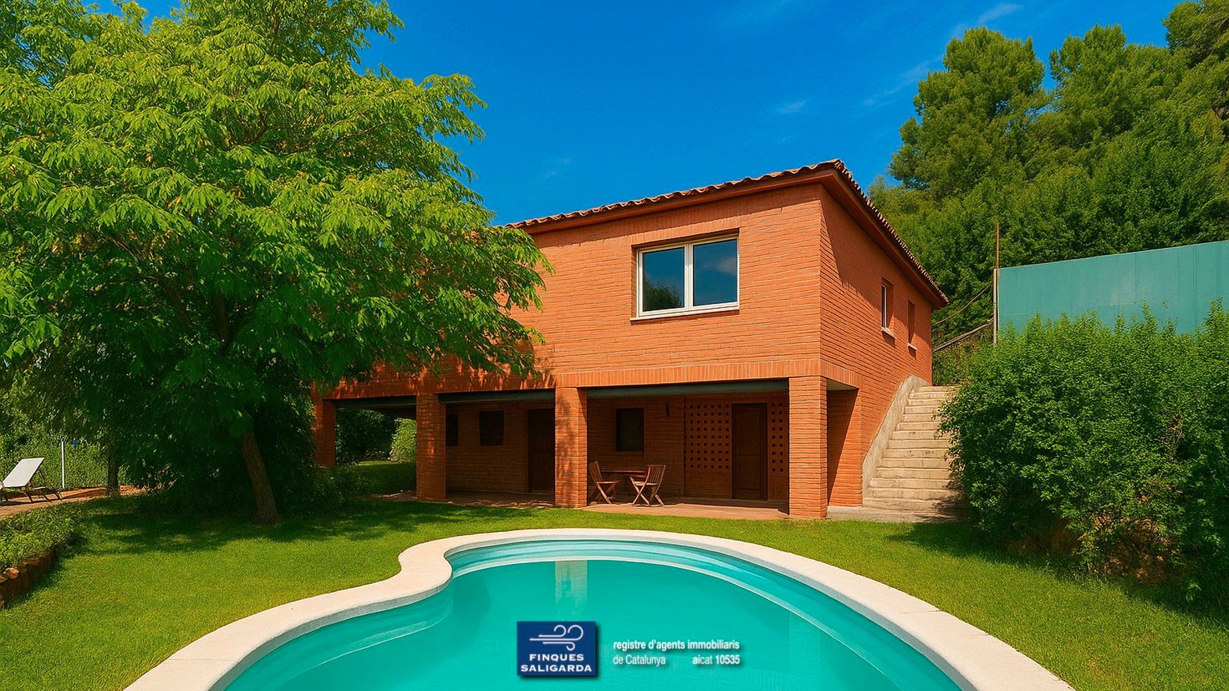 Jardí de Casa o xalet en venda en L'Ametlla del Vallès amb Aire condicionat, Calefacció i Terrassa