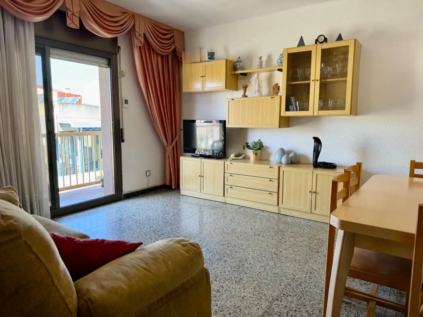 Sala de estar de Piso en venta en Mataró con Balcón