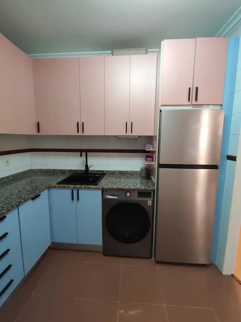 Cocina de Piso de alquiler en Santander con Calefacción y Amueblado