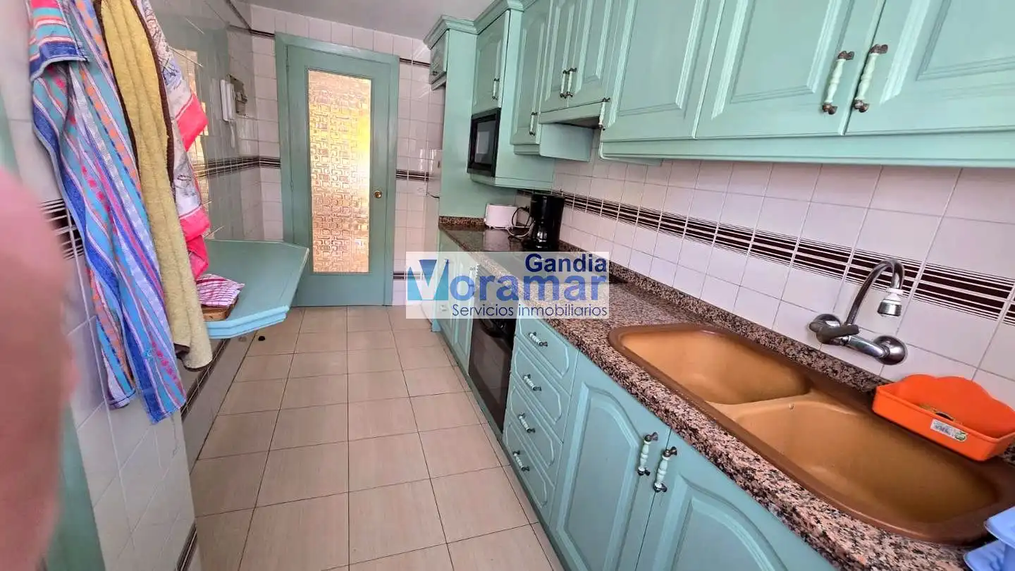Cocina de Apartamento en venta en Gandia con Amueblado y Piscina comunitaria