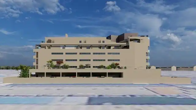 Exterior view of Flat for sale in Roquetas de Mar  with Terrace and Community pool