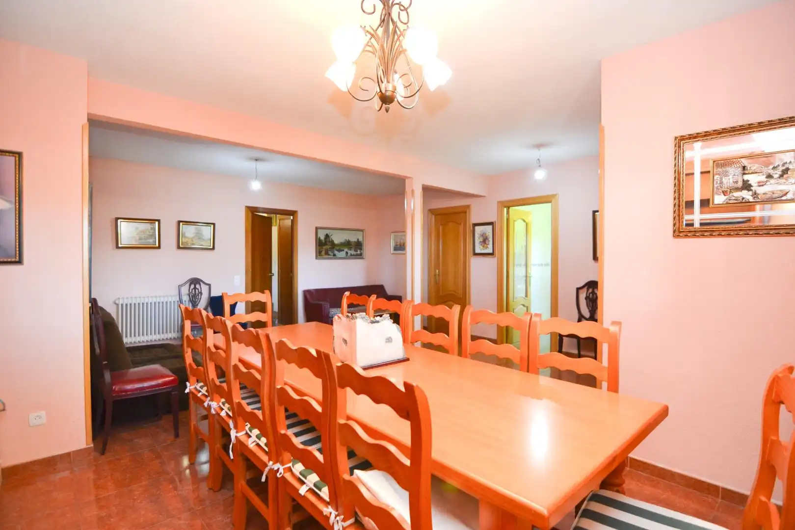 Dining room of Houses for sale in El Escorial  with Heating, Private garden and Terrace