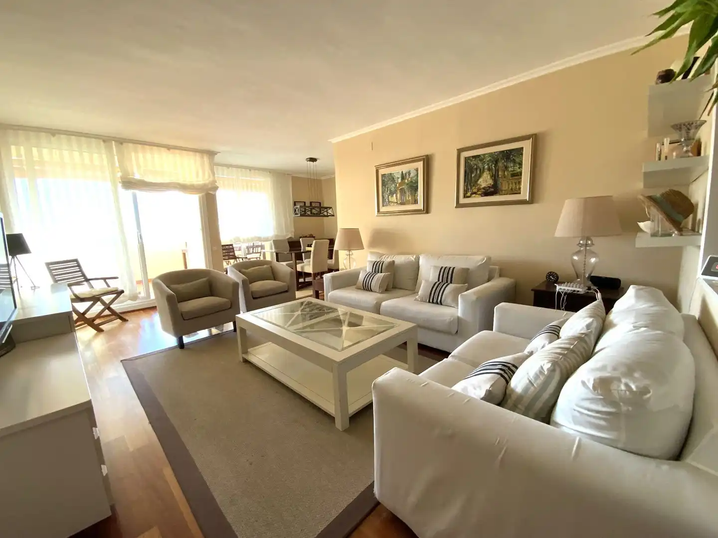 Wohnzimmer von Wohnung zum Verkauf in Sant Vicenç de Montalt mit Klimaanlage, Heizung und Abstellraum