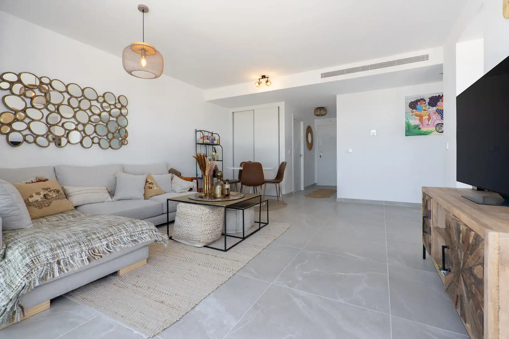 Sala de estar de Apartamento en venta en Dénia