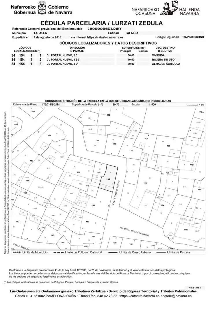 Casa o chalet en venta en Tafalla