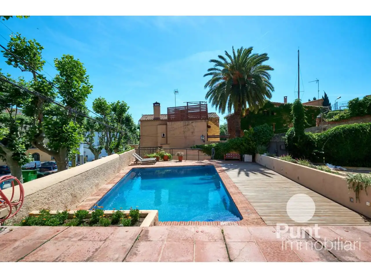Piscina de Casa adosada en venda en Premià de Dalt amb Aire condicionat, Calefacció i Parquet