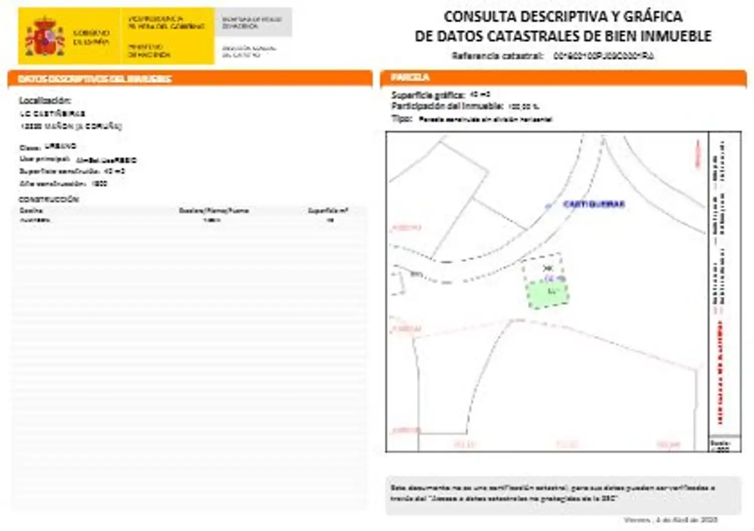 Finca rústica en venta en Mañón con Jardín privado y Trastero