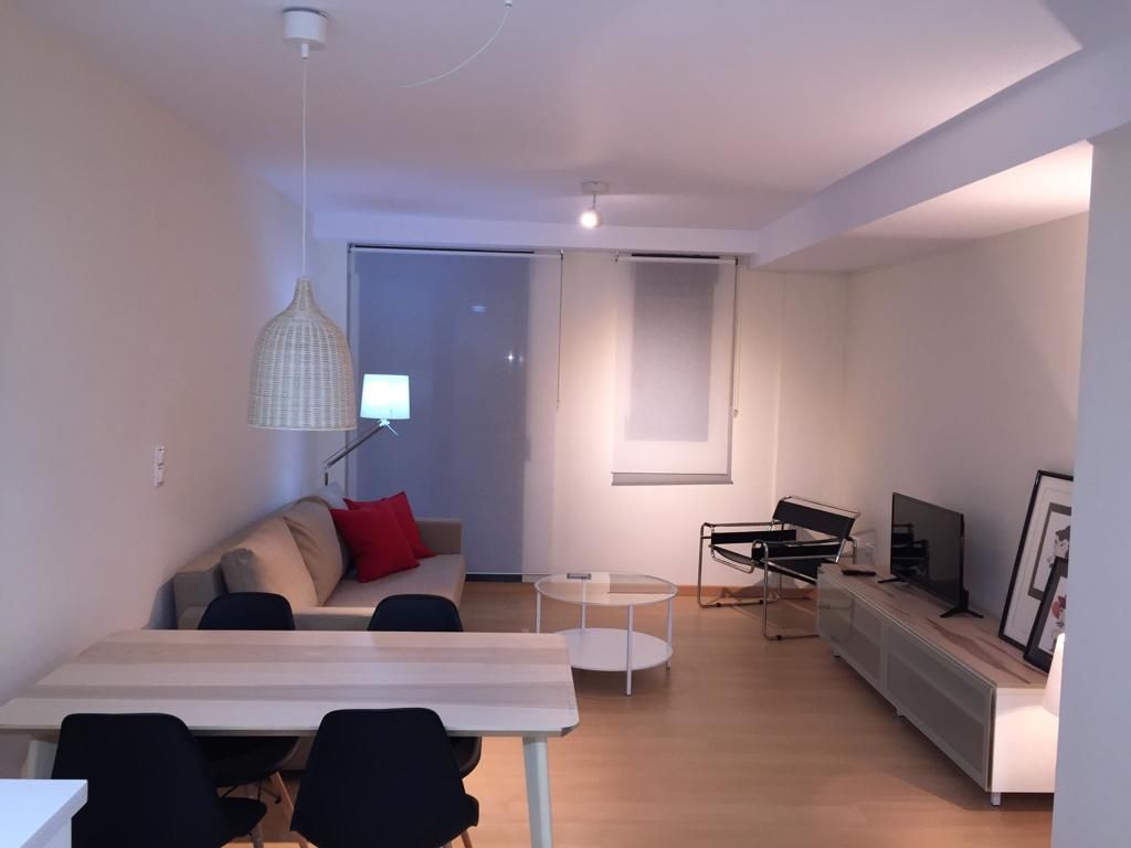 Living room of Flat to rent in Bétera  with Heating, Parquet flooring and Furnished