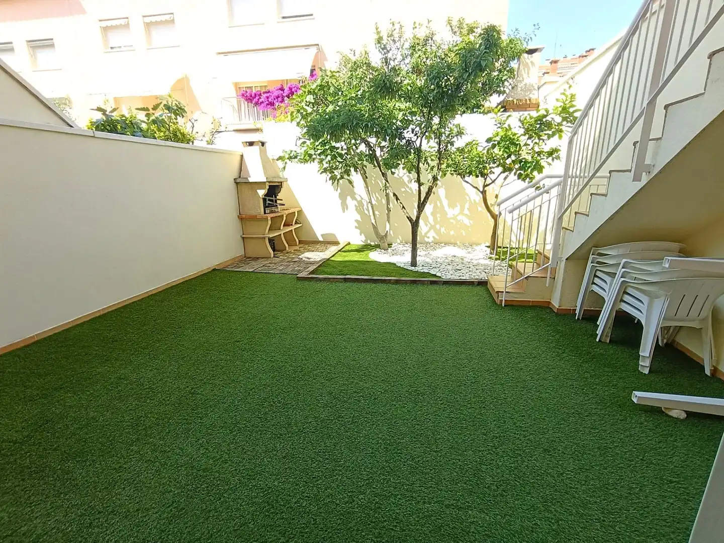 Terraza de Casa o chalet de alquiler en Mataró con Aire acondicionado, Calefacción y Jardín privado