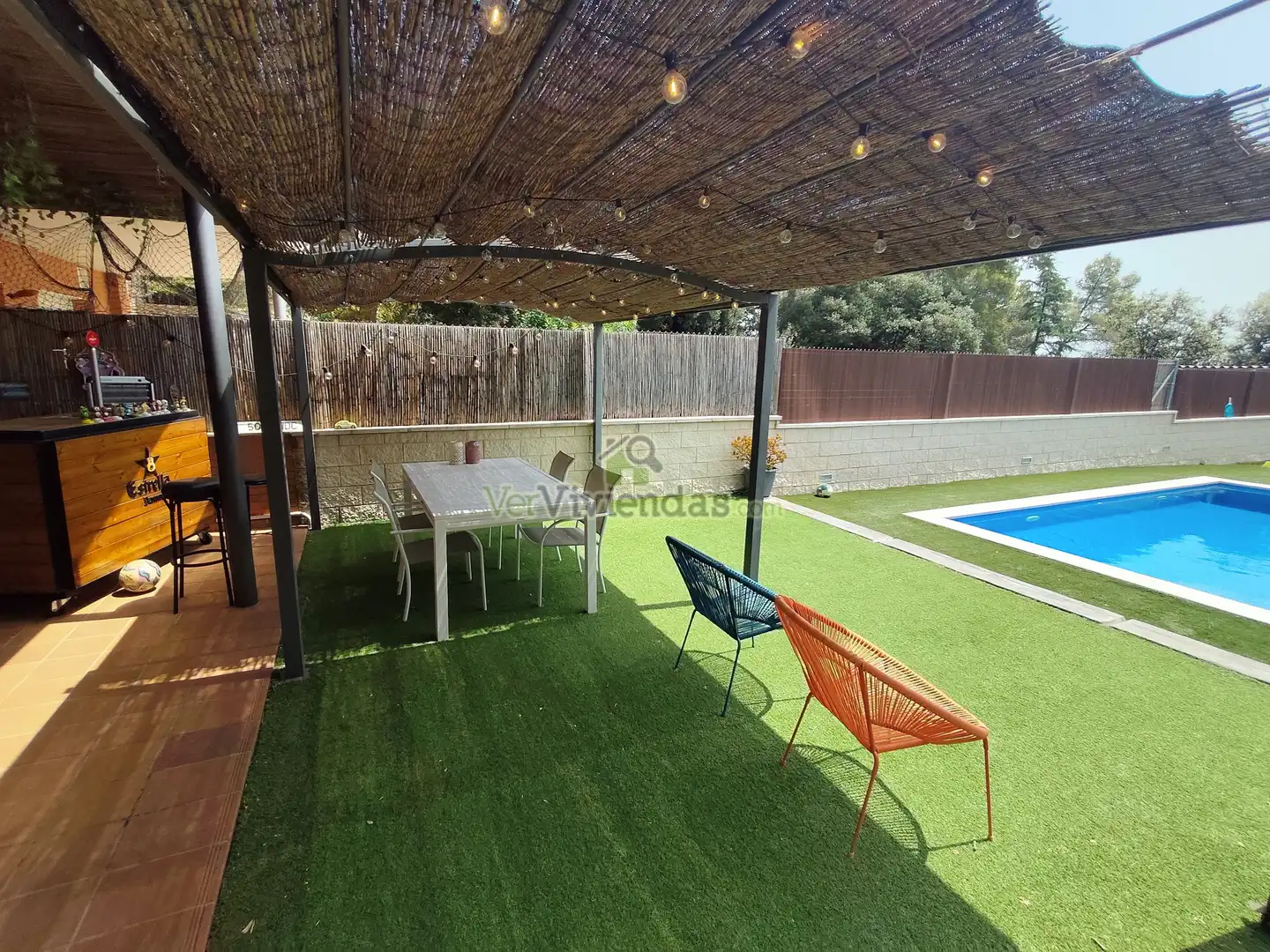 Terrassa de Casa adosada en venda en Castellar del Vallès amb Calefacció, Jardí privat i Terrassa