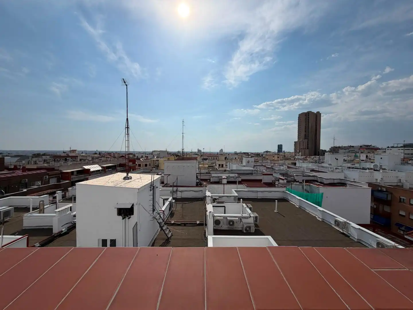 Terrasse von Dachboden zur Miete in Madrid mit Klimaanlage, Terrasse und Möbliert
