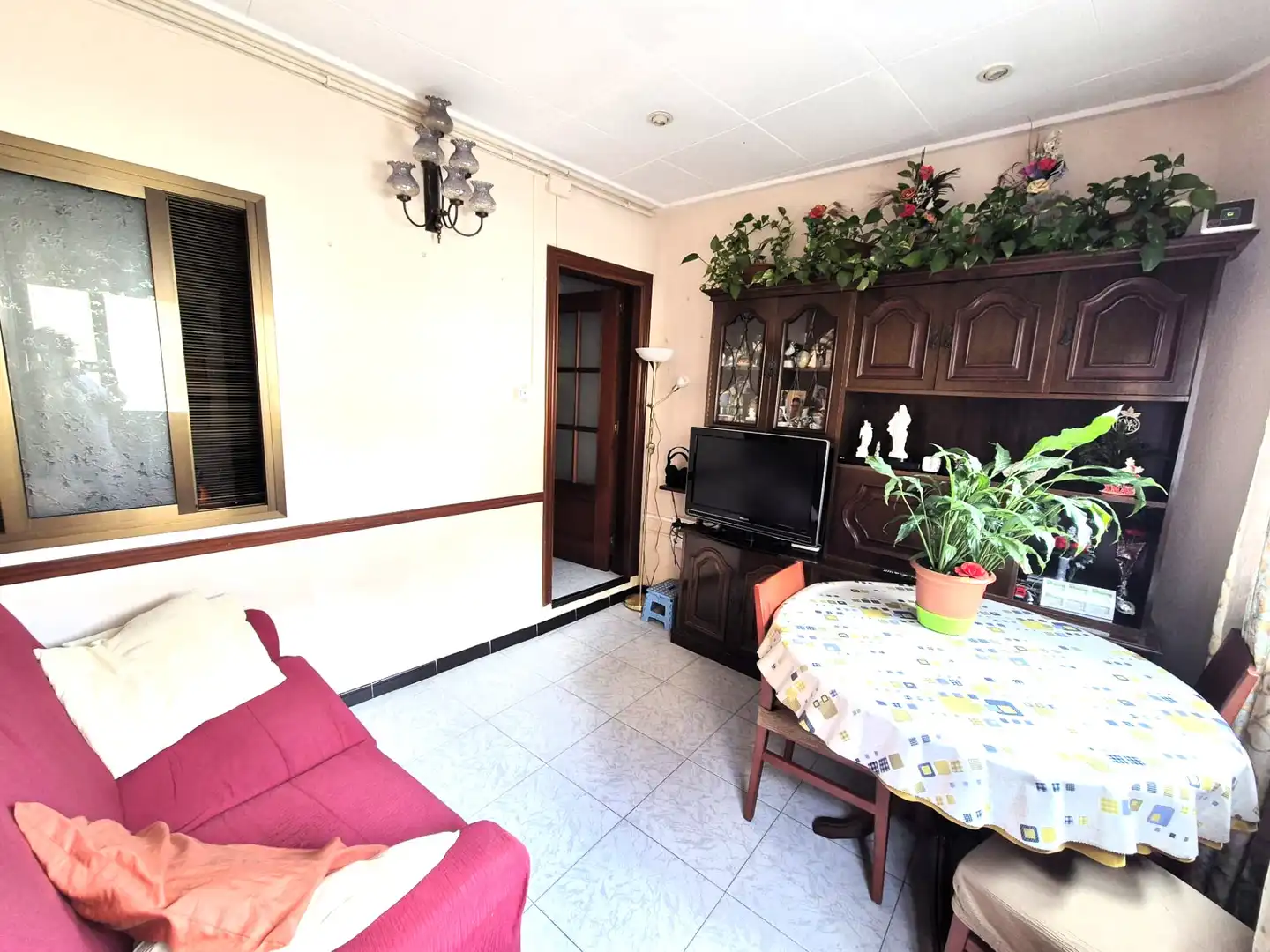 Sala de estar de Piso en venta en Barcelona con Amueblado y Horno