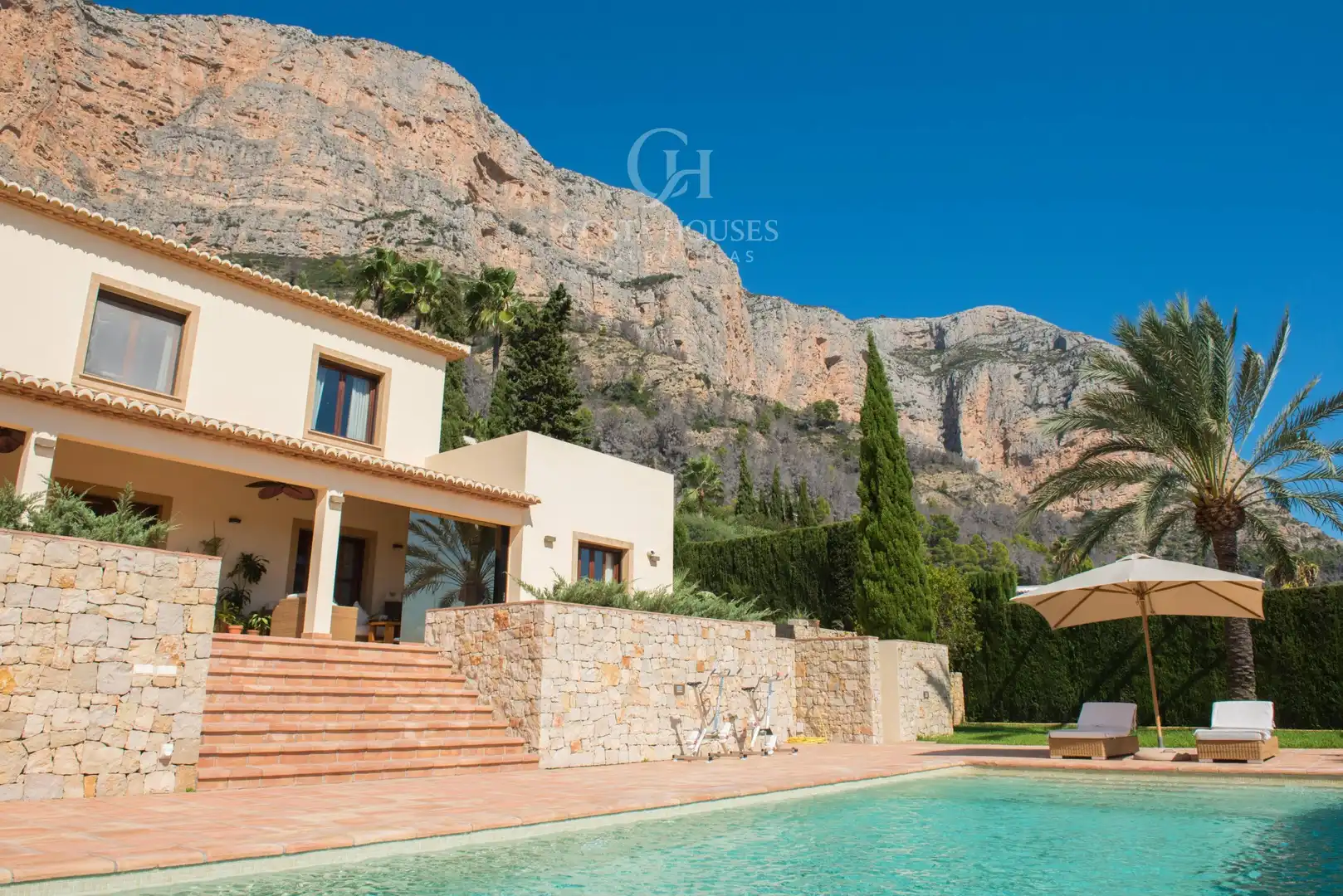 Exterior view of Houses for sale in Jávea / Xàbia  with Air Conditioner, Heating and Private garden