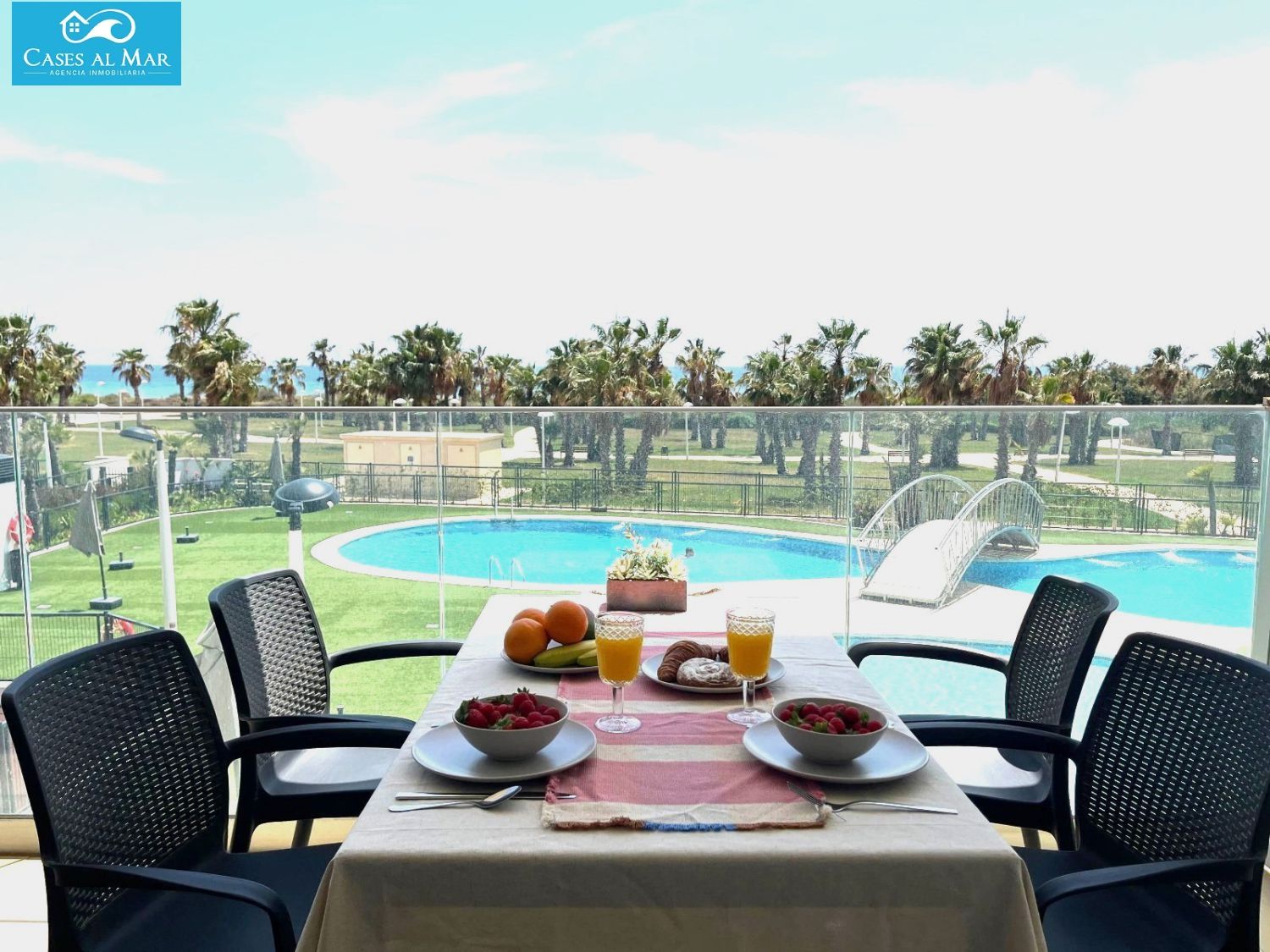 Terrace of Apartment for sale in Oropesa del Mar / Orpesa  with Air Conditioner, Heating and Terrace