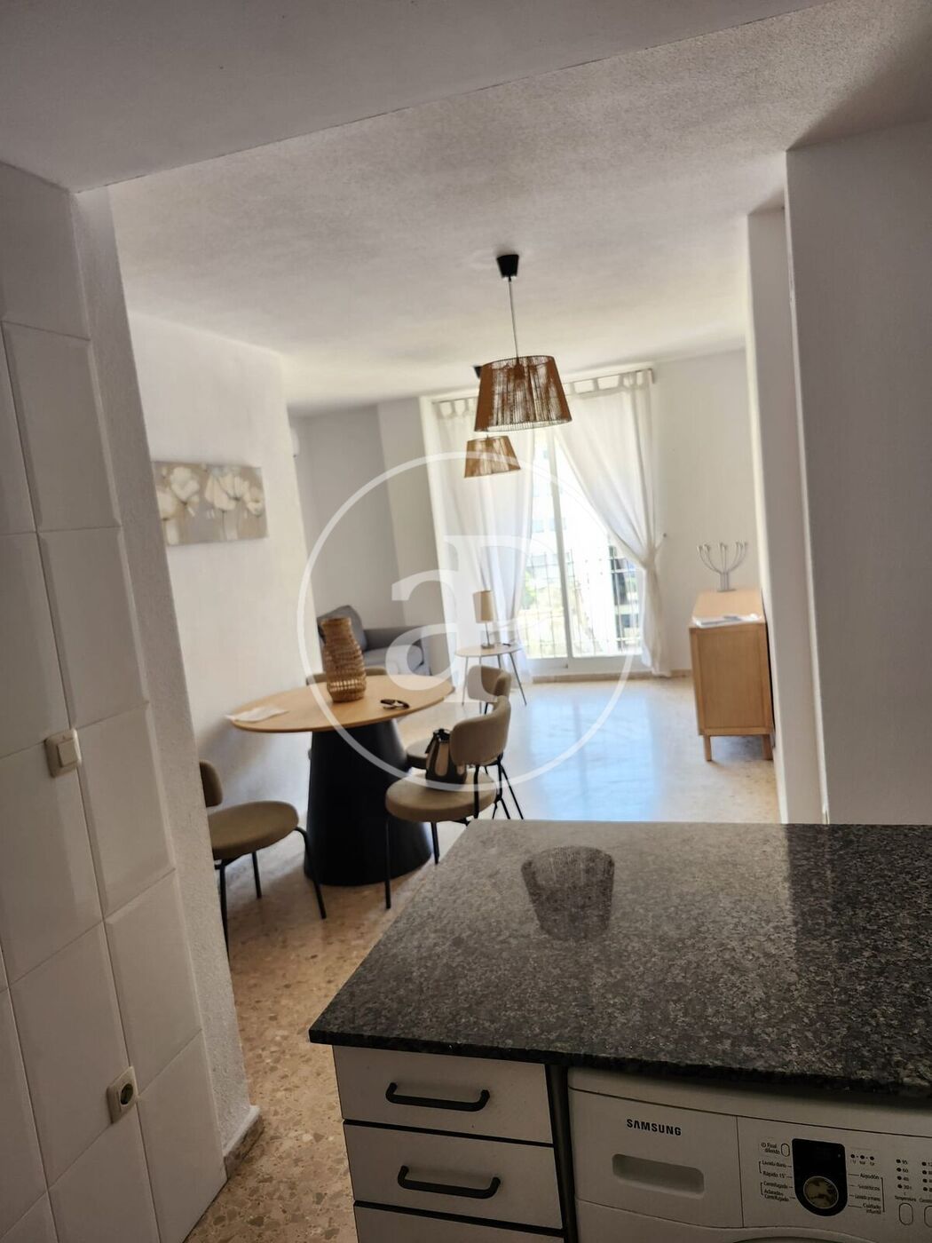Dining room of Flat to rent in  Valencia Capital  with Heating, Storage room and Furnished