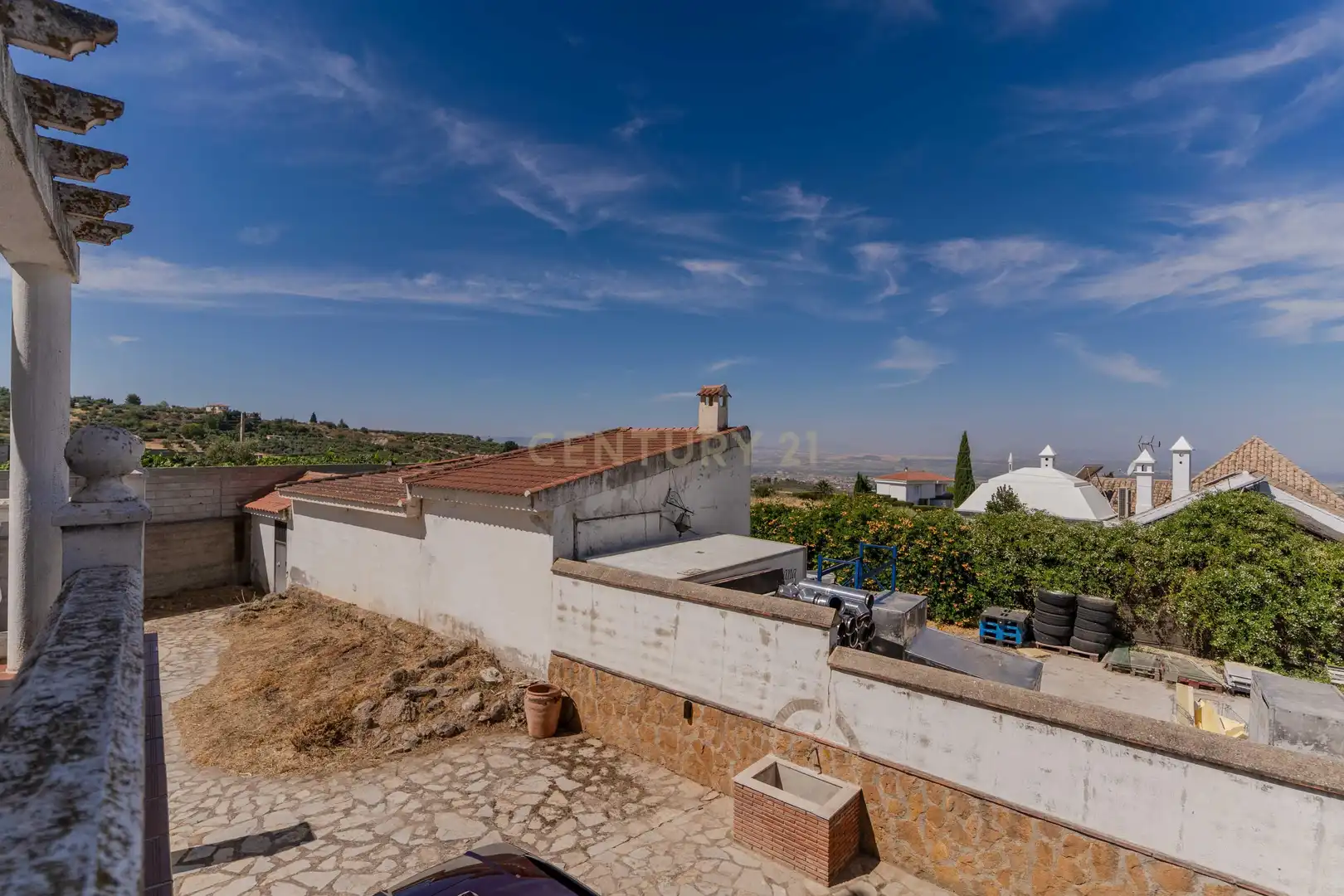 Vista exterior de Casa o xalet en venda en Alfacar amb Jardí privat i Piscina