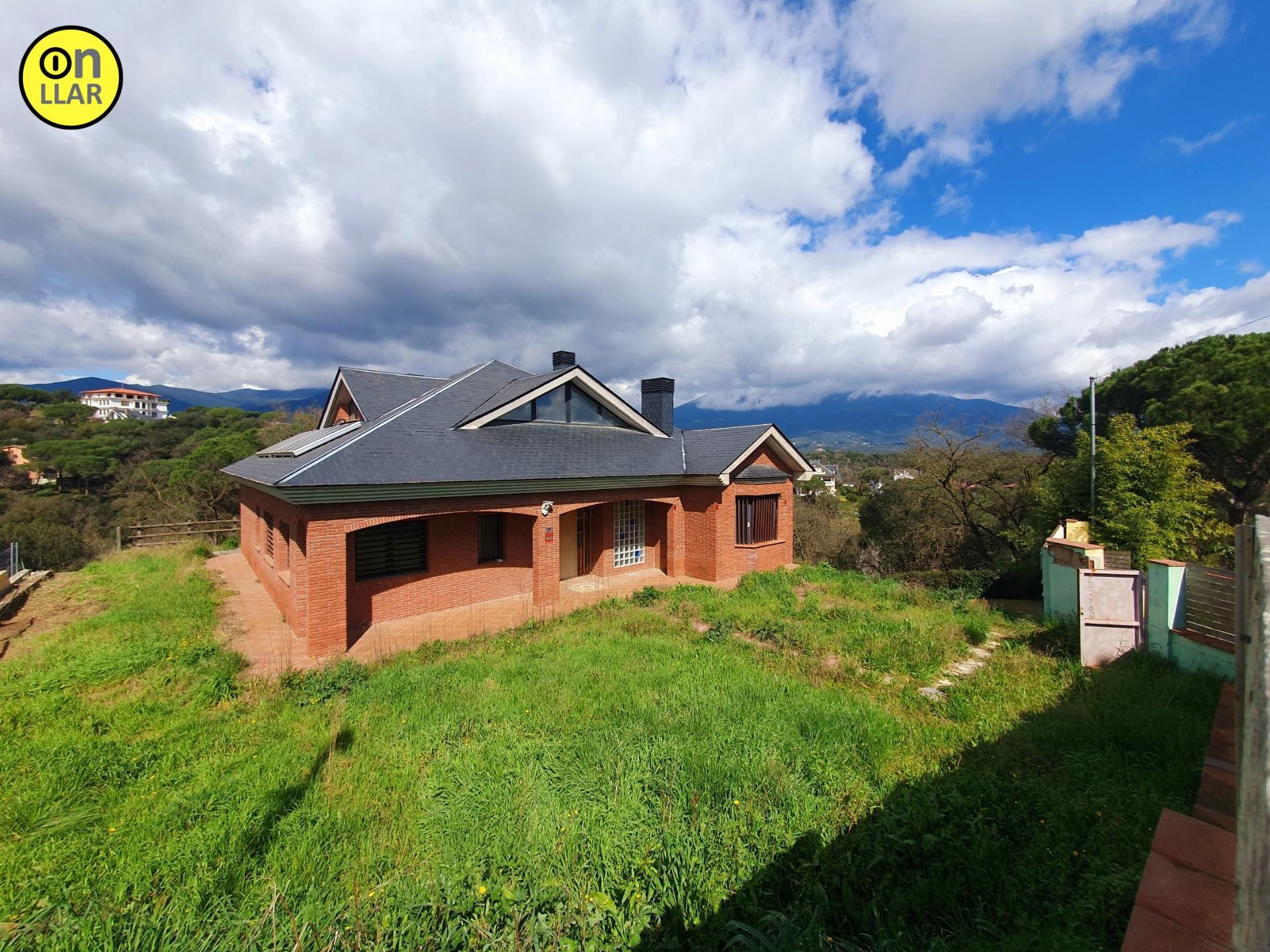 Exterior view of House or chalet for sale in Sant Pere de Vilamajor  with Private garden, Terrace and Storage room