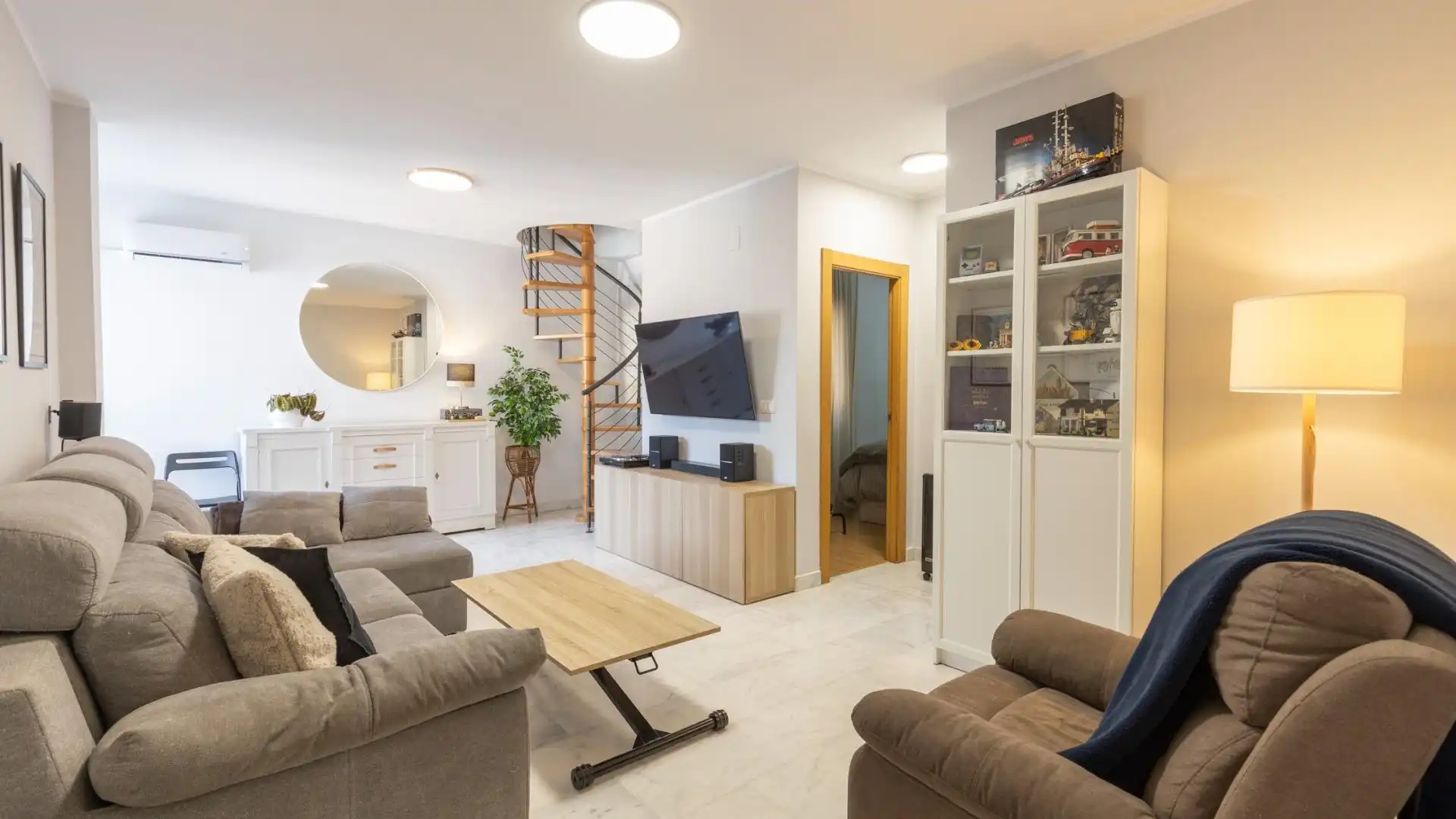 Wohnzimmer von Maisonette zum Verkauf in Santa Fe mit Klimaanlage und Terrasse