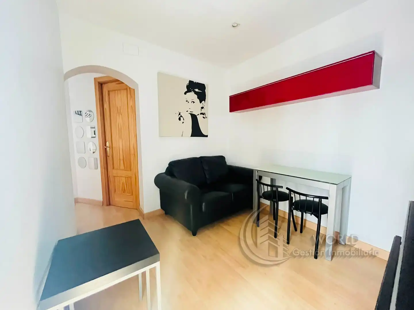 Sala d'estar de Apartament de lloguer en Madrid amb Calefacció, Moblat i Rentadora
