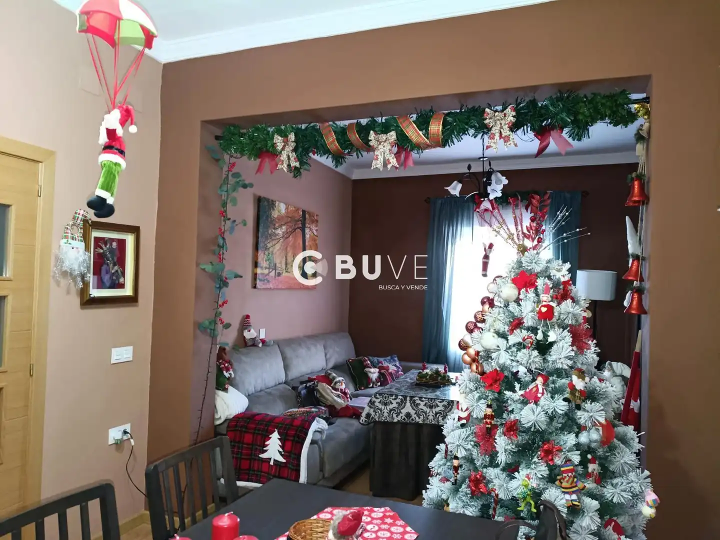 Living room of Houses for sale in Huévar del Aljarafe  with Air Conditioner, Heating and Terrace